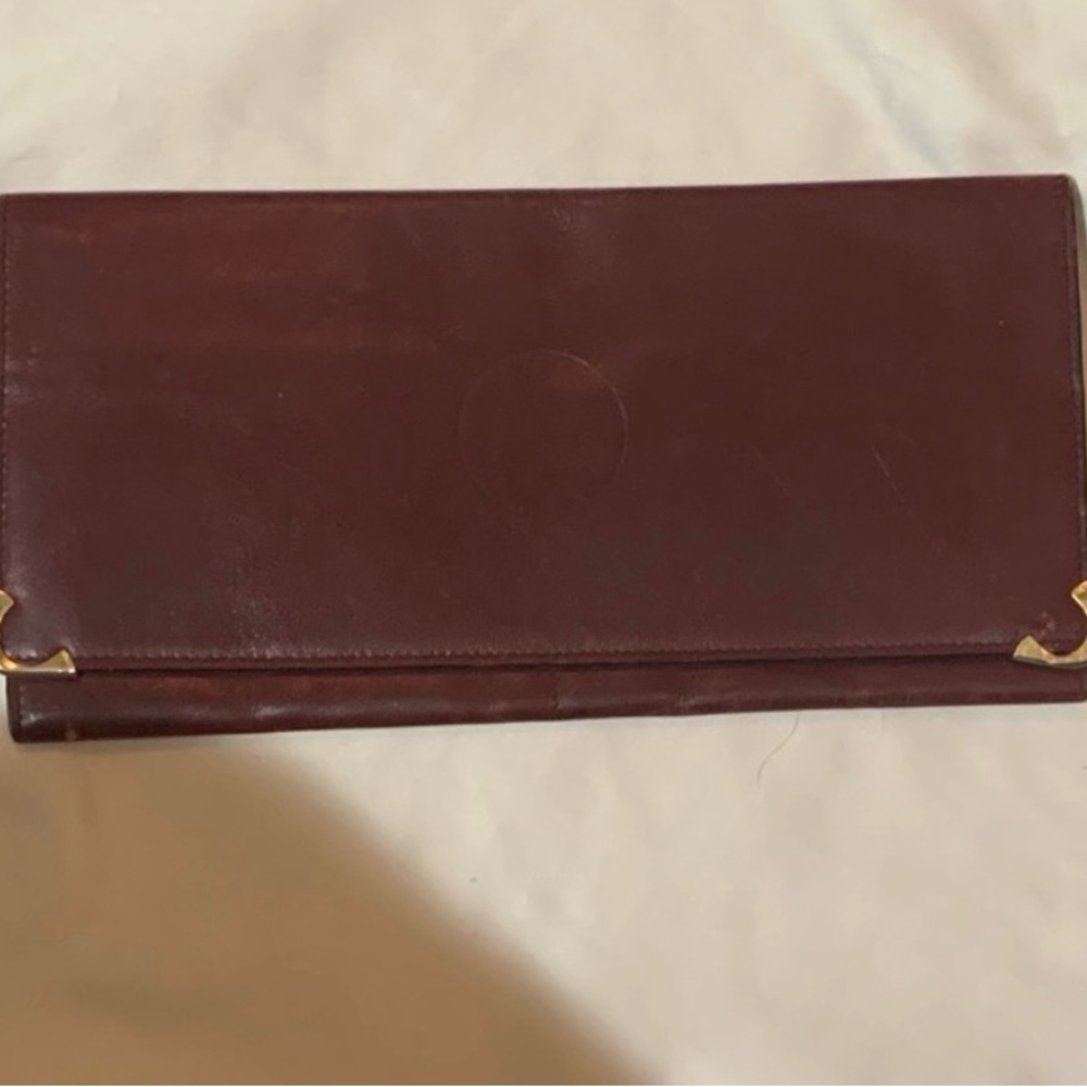 Celine Elegant Burgundy Clutch Wallet - Picture 1 of 4